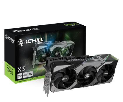Karta graficzna NVIDIA INNO3D GeForce RTX 5080 iChill X3 V2 16GB GDDR7 DLSS5